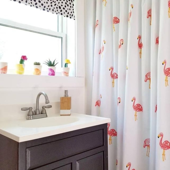 Pillowfort Other - PINK FLAMINGOS  SHOWER CURTAIN 72X72